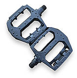 Педалі велосипедні з алюмінієвого сплаву чорні пара, фото 2