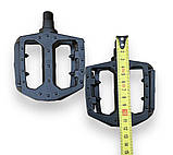 Педалі велосипедні з алюмінієвого сплаву чорні пара, фото 6