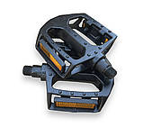 Педалі велосипедні з алюмінієвого сплаву чорні пара, фото 4