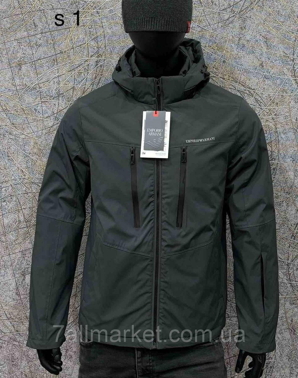 Куртка чоловіча демісезонна на блискавці, розміри L-4XL (3 кв) "PROSTOMEN" недорого від прямого постачальника