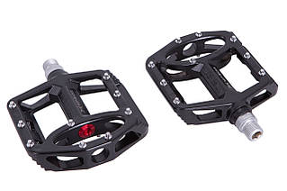 Педалі вело Mpeda AL-1 алюмінієва платформа на пром. підшипниках чорні