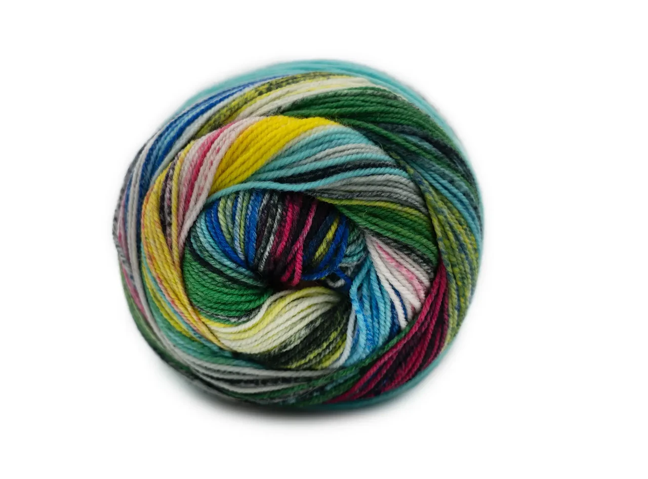 Пряжа носкова Eclectic Sock/Еклектик Сік, мультиколор 06