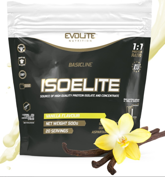 Протеїн  Evolite Nutrition Iso Elite 500г ваниль