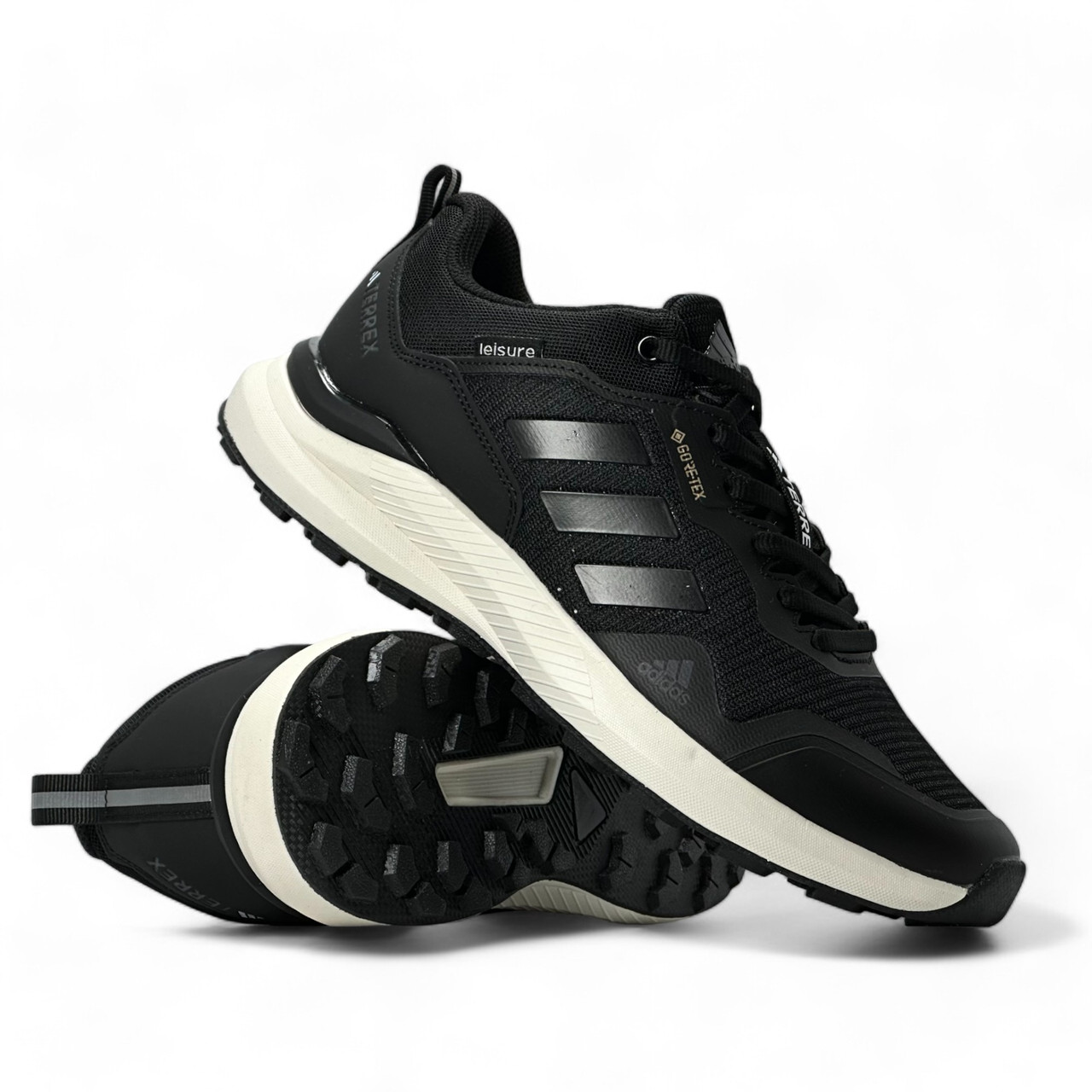 Чоловічі кросівки Adidas весняні чорні демісезонні