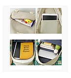 Рюкзак жіночі сумки пенал Комплект фіолетовий Уцінка, фото 3