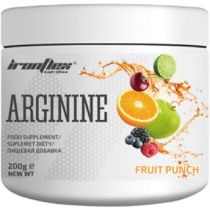 Аргінін IronFlex Arginine 200 g фруктовий пунш, фото 1