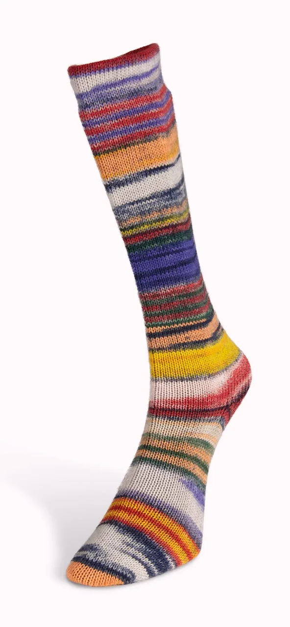 Шкарпеткова пряжаEclectic Sock/Еклектік Сок, мультіколор 02, фото 1