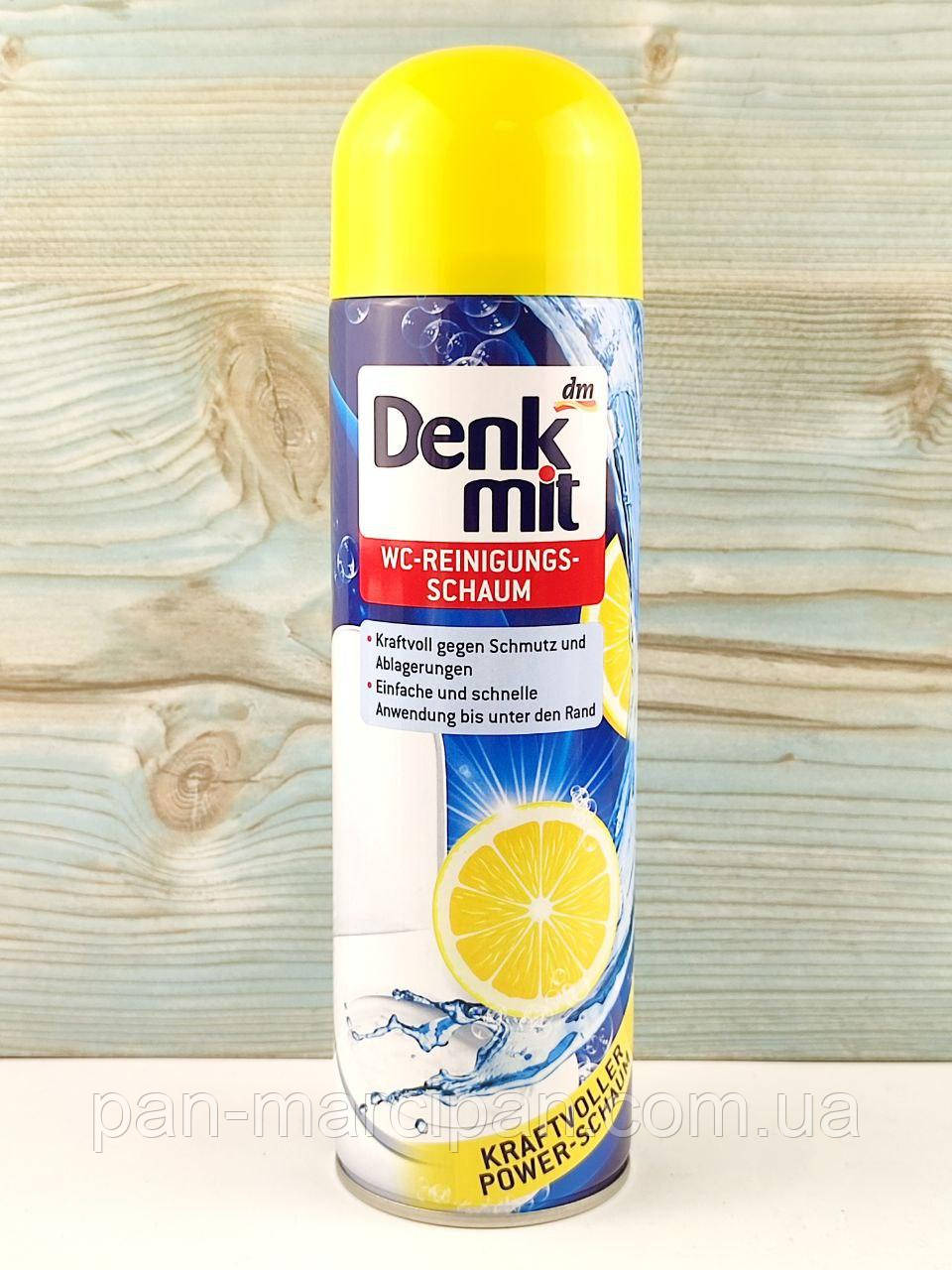 Піна для чищення унітазу з лимоном Denkmit WC 500 мл, фото 1