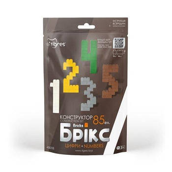 Конструктор "Брікс" цифри 85 елементів 40008