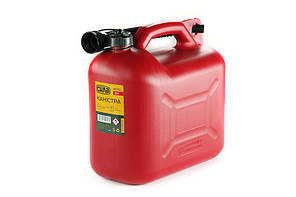 Каністра пластикова HDPE 10л з лійкою ТМ "Сила"