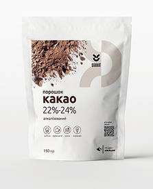 Алкалізованний какао порошок 22/24 % 150 г,  COOKIT
