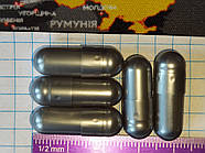 1 штука Капсула "ЖЕМЧУГ СРІБЛО" ПЕРЛАМУТР МЕТАЛІК размер 00 (0,95мл = 23,4мм*8,2мм), фото 5