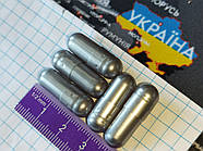 1 штука Капсула "ЖЕМЧУГ СРІБЛО" ПЕРЛАМУТР МЕТАЛІК размер 00 (0,95мл = 23,4мм*8,2мм), фото 6