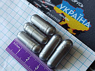 1 штука Капсула "ЖЕМЧУГ СРІБЛО" ПЕРЛАМУТР МЕТАЛІК размер 00 (0,95мл = 23,4мм*8,2мм), фото 10