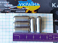 1 штука Капсула "ЖЕМЧУГ СРІБЛО" ПЕРЛАМУТР МЕТАЛІК размер 00 (0,95мл = 23,4мм*8,2мм), фото 8