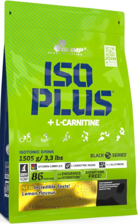 Ізотонік для тренівань Olimp Iso Plus 1,5 кг лимон