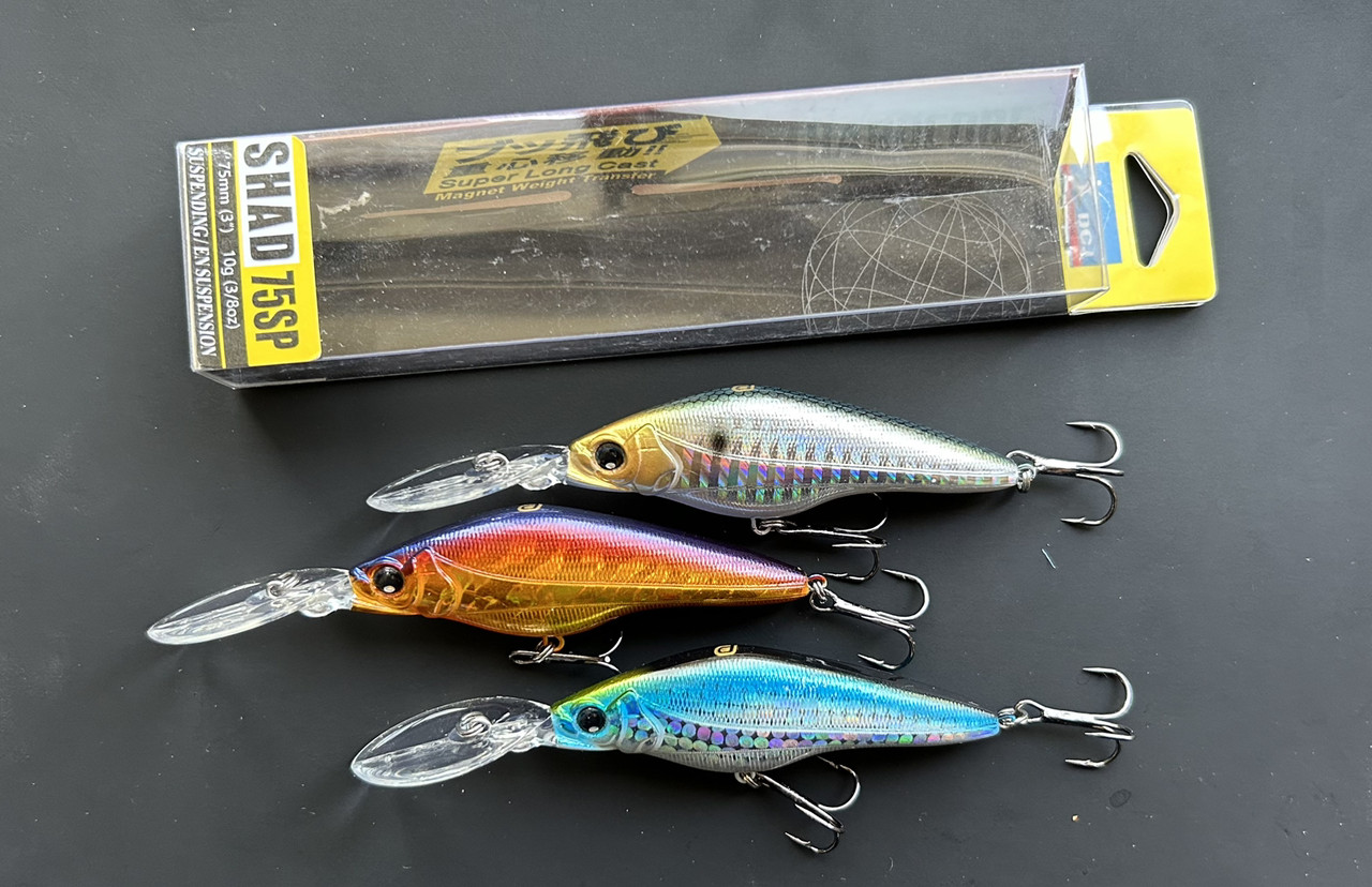 Набір Воблер Yu-Zori Fishing Hardcore Shad 75SP  (3шт)