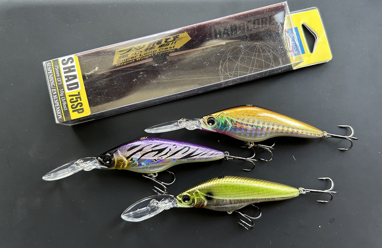 Набір Воблер Yu-Zori Fishing Hardcore Shad 75SP  (3шт)