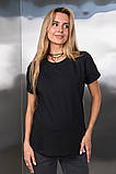Футболка для вагітних і годуючих мам базова Una Юла Мама розмір S Чорний, фото 8