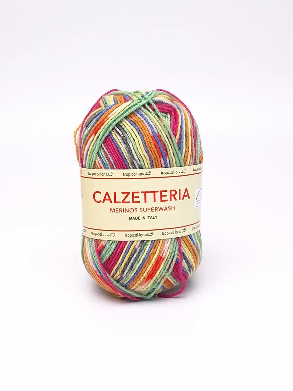 Шкарпеткова пряжа Calzetteria/Кальцетерія, мультіколор 702, фото 1