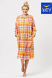 Нічна сорочка Long фланель KEY LND 482 B24 S, M, L, XL, фото 3
