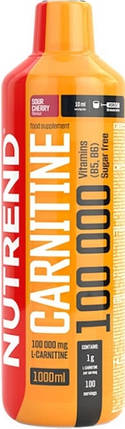 Л-карнітин Nutrend Carnitine 100 000 1 л вишня, фото 1