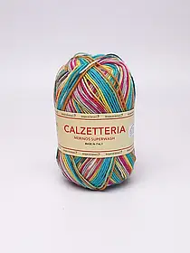 Шкарпеткова пряжаCalzetteria/Кальцетерія, мультіколор 701