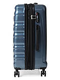Валіза Airtex велика L полікарбонат синя 76х50х30(+5)см/117л/4.6кг, фото 10