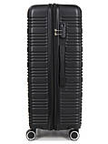 Валіза Франція велика L чорна 75х52х31(+5)см/115л/4.3кг/Worldline 805, фото 4