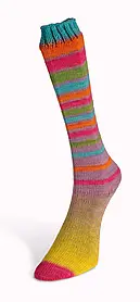 Шкарпеткова пряжа Infinity Sock/Інфініті Сок, мультіколор-смуги 18