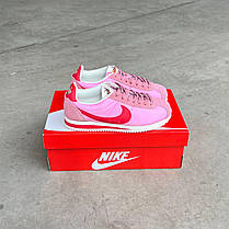 Жіночі кросівки Nike Cortez Rose Pink Red Кеди Найк Кортез для дівчат шкіра демісезон, фото 2