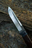 Ніж ручної роботи «Цезар #1» з піхвами зі шкіри N690/61-62 HRC., фото 2