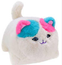 М'яка інтерактивна кішка арт. C3501 реагір. на дотик, ворушить очима, повторення голосу , рожеве вушко