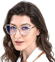 Жіночі леопардові окуляри з фотохромними лінзами Blue Light Blocking UV40, amazon, Німеччина