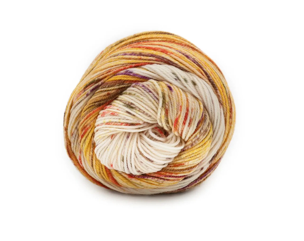 Шкарпеткова пряжаPaint Gradient Sock/Пейнт Градієнт Сок, пормаранчево-жовтий мультіколор 21