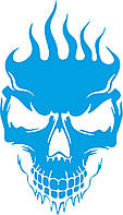 Наклейка Череп пламя, фото 9