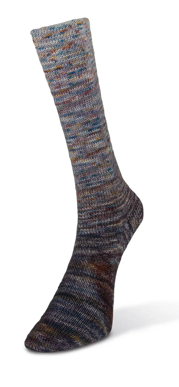 Шкарпеткова пряжа Paint Gradient Sock/Пейнт Градієнт Сок, фіолетово-бузковий мультіколор 11