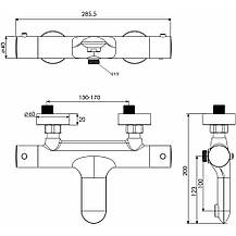 Змішувач для ванни Amzdeal GR-YG-15A6, Amazon, Німеччина, фото 3