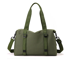 Сумка спортивна з плечовим ременем хакі 141С