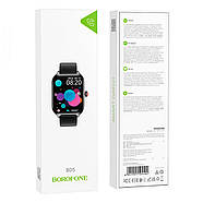 Смарт-годинник Borofone BD5 Smart sports watch(call version) Black, фото 5