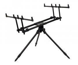 Род-под Carp Pro Escol, алюмінієвий, на 3 ніжки, для 3–4 вудилищ, телескопічний, з буз-барами