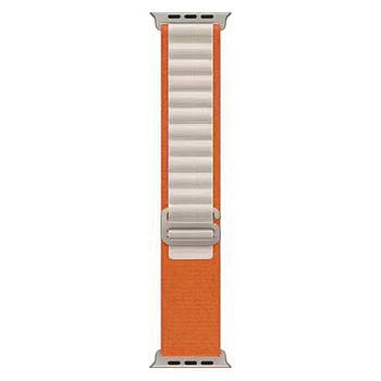 Ремінець для Apple Watch Alpine Loop 42/44/45/49mm Orange-White