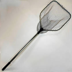 Підсак алюмінієвий великий (кордова нитка) 60х70см телескоп 1.75м