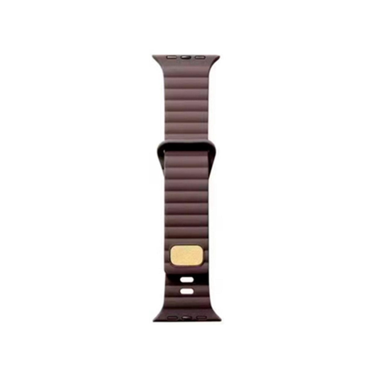 Ремінець для Apple Watch Lightning Buckle 42/44/45/49mm Coffee