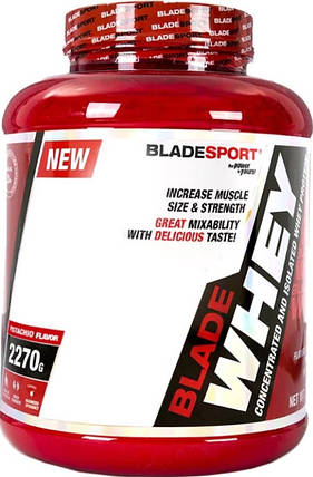 Протеїн для зростання м'язів Blade Sport Whey 2270 г Фісташка, фото 1