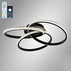 Led люстра Vita чорна Esllse 80W до 18 кв.м колір Чорний 10124