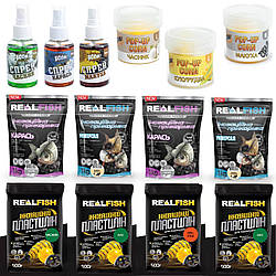 Набір прикорм і насадок на карася "RealBoom"
