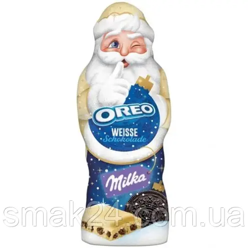 Шоколадний Дід Мороз Milka Oreo White 100 г Швейцарія