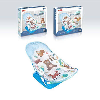 Дитяча підставка для купання немовлят 68166 | Складаний шезлонг для купання