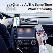 Автомобільний зарядний пристрій Essager Sunset Type-C to Lightning 20W USB Charging Cable black (ECC2Q-WL0A), фото 5